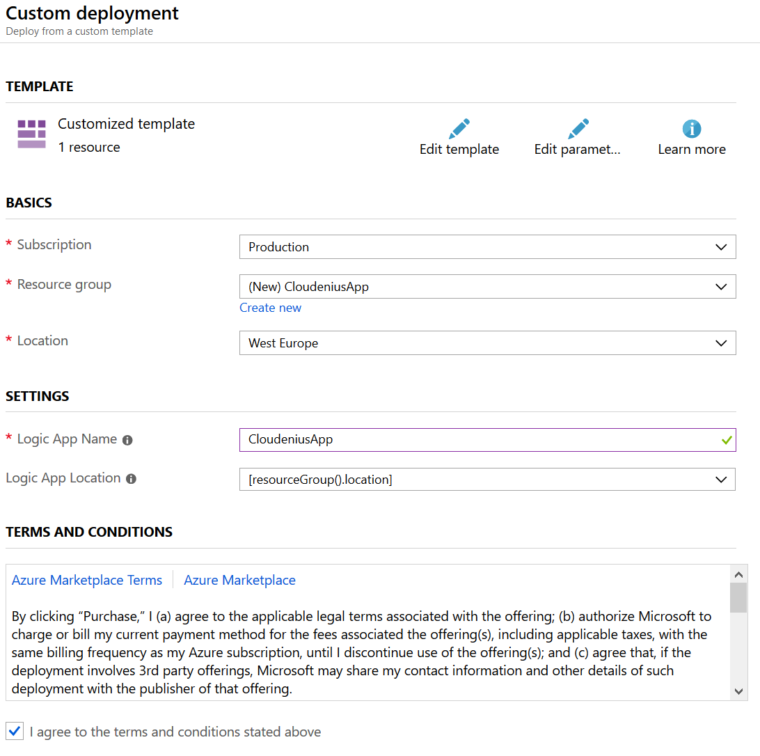 Azure Custom Deployment